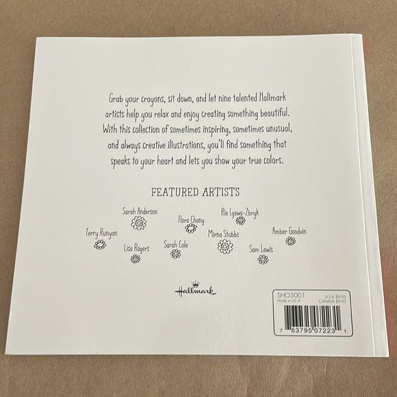 The Art of Hallmark A Coloring Book by Hallmark Artists - Picture 3 of 3